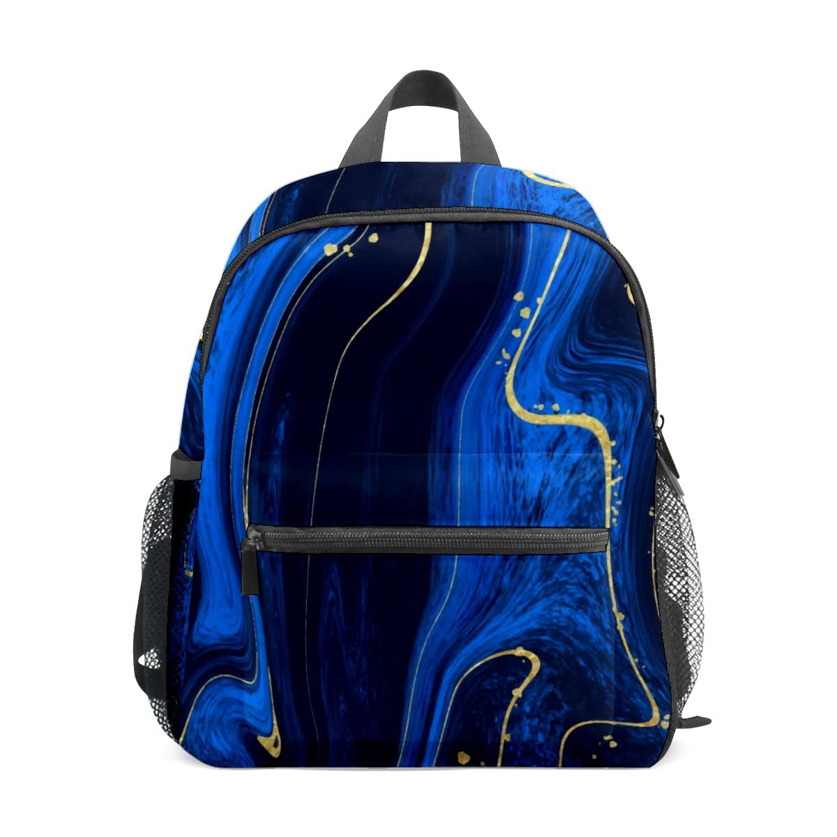 Dark Blue Marble Mini Backpack for Girls & Women - 12 Inch Small Travel Purse, School Bag for Kids & Teens | Perfect for School, Travel & Daily Use
