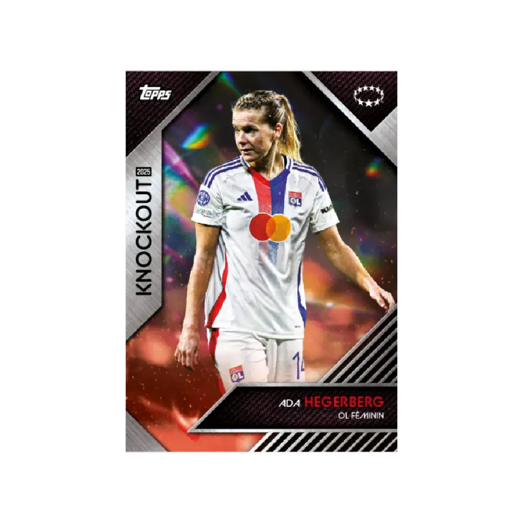 Topps UEFA Women’s Champions League 2024/25 Knockout Phase Official Trading Cards - Collectible Soccer Cards for Fans & Collectors - Perfect for Gifts, Display, and Sports Memorabilia Collections