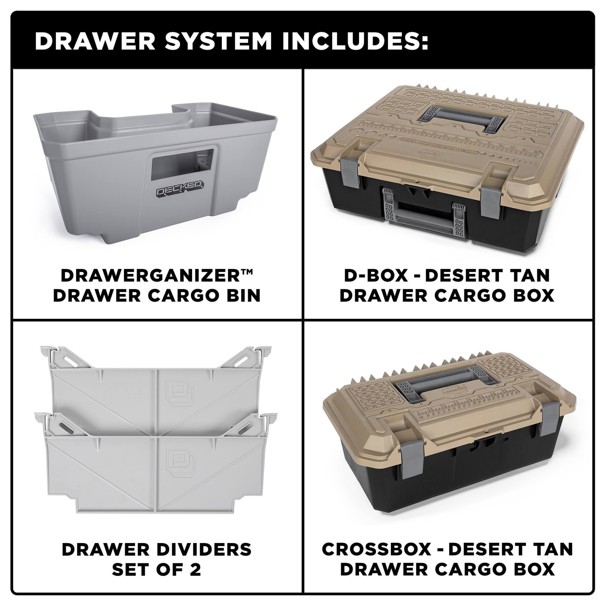 2004-2015 Nissan Titan Truck Bed Storage System - Heavy Duty Cargo Organizer for Tools & Gear - Perfect for Camping, Work & Outdoor Adventures