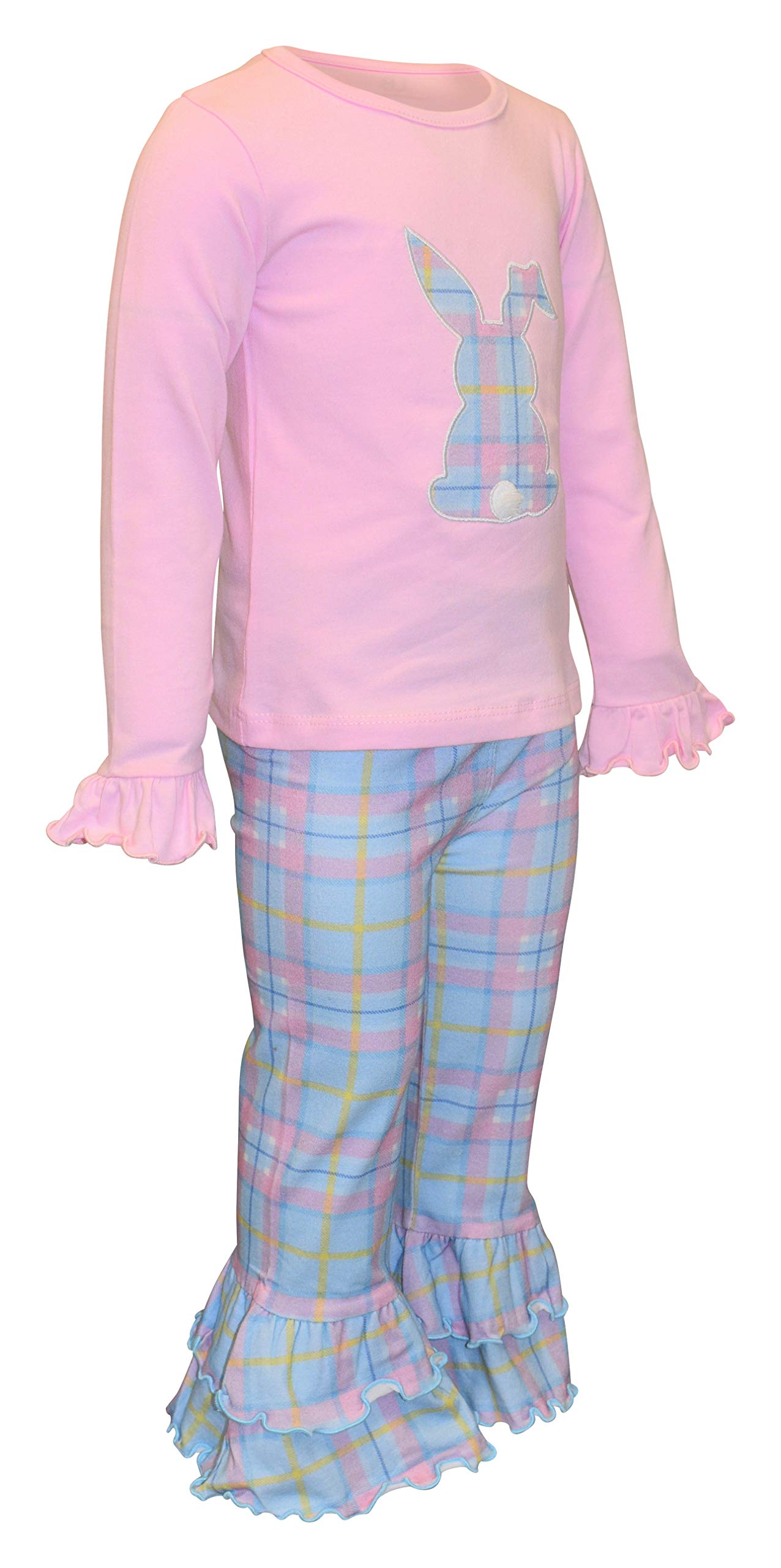 Unique 2-Piece Baby Girl Outfit - Ruffle Leggings & Long Sleeve Shirt Set for Toddlers | Playtime & Photo Shoots