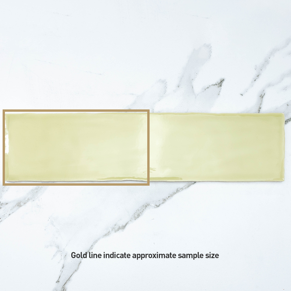 Premium Manhattan Pistachio 75x300 Glossy Ceramic Subway Tile - Perfect for Kitchen Backsplash, Bathroom Walls & Modern Interior Design
