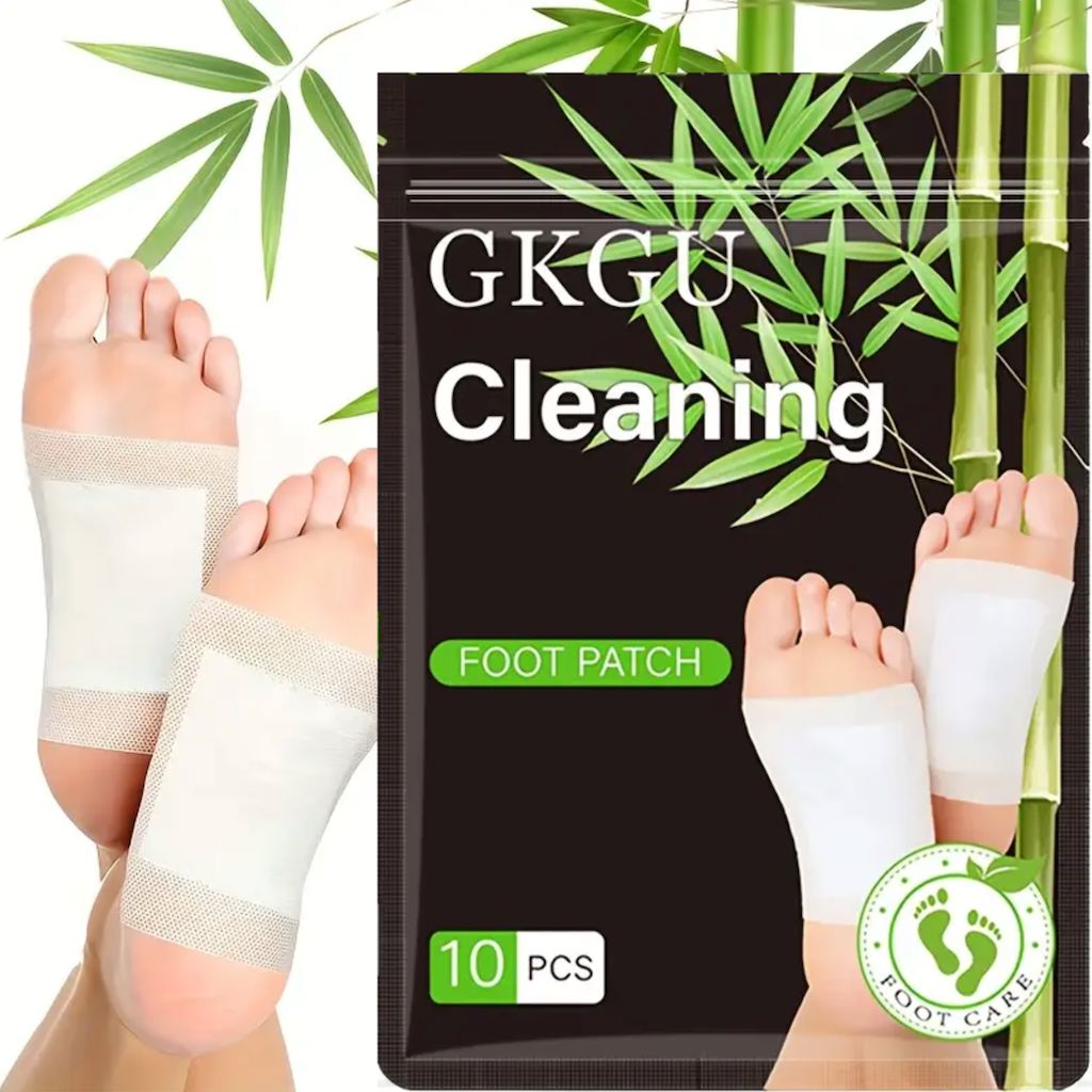 Detox Foot Pads for Deep Cleansing - 10 Pack | Natural Foot Detox Patch for Toxin Removal & Relaxation | Perfect for Spa, Home Use & Post-Workout Recovery