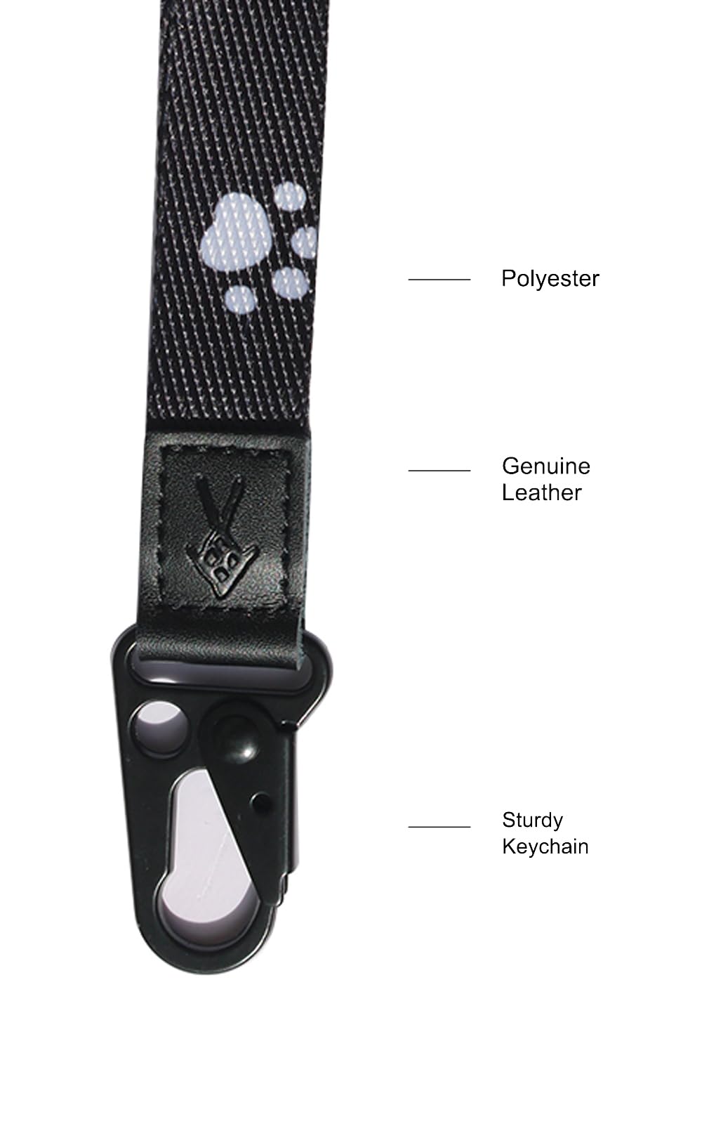 Cool Lanyards for Keys & ID Badges - Neck Strap Keychain Holder for Work & Events