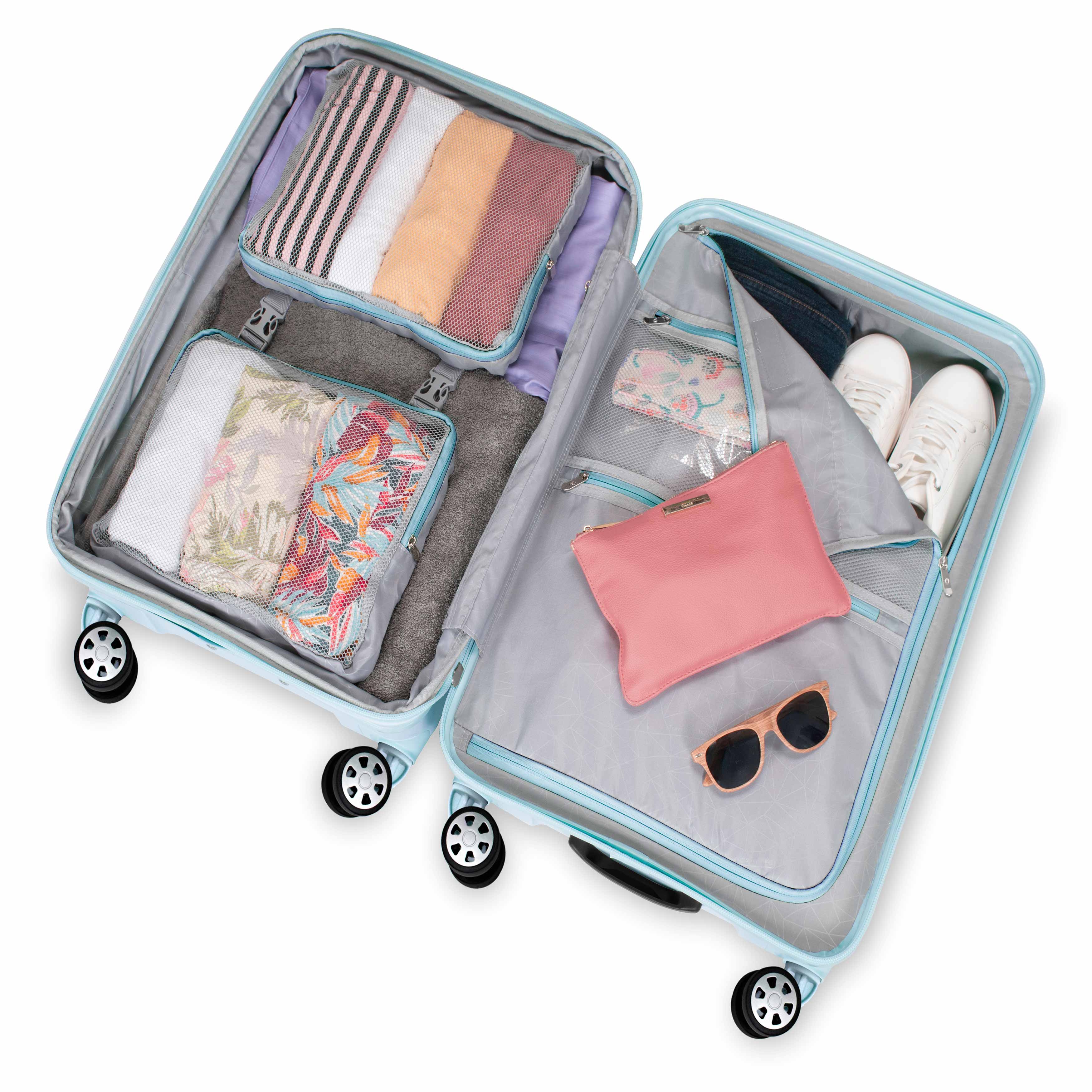 Pagosa 2-Piece Expandable Spinner Luggage Set with TSA Lock - Lightweight Durable Suitcase for Travel, Business Trips & Family Vacations