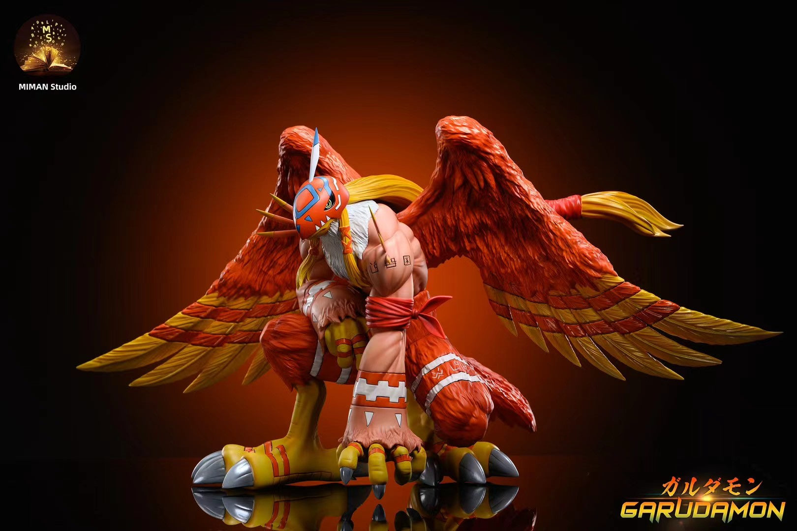 Miman Studio Garudamon Action Figure - Collectible Digimon Toy for Fans | Perfect for Display, Gifts, and Anime Enthusiasts