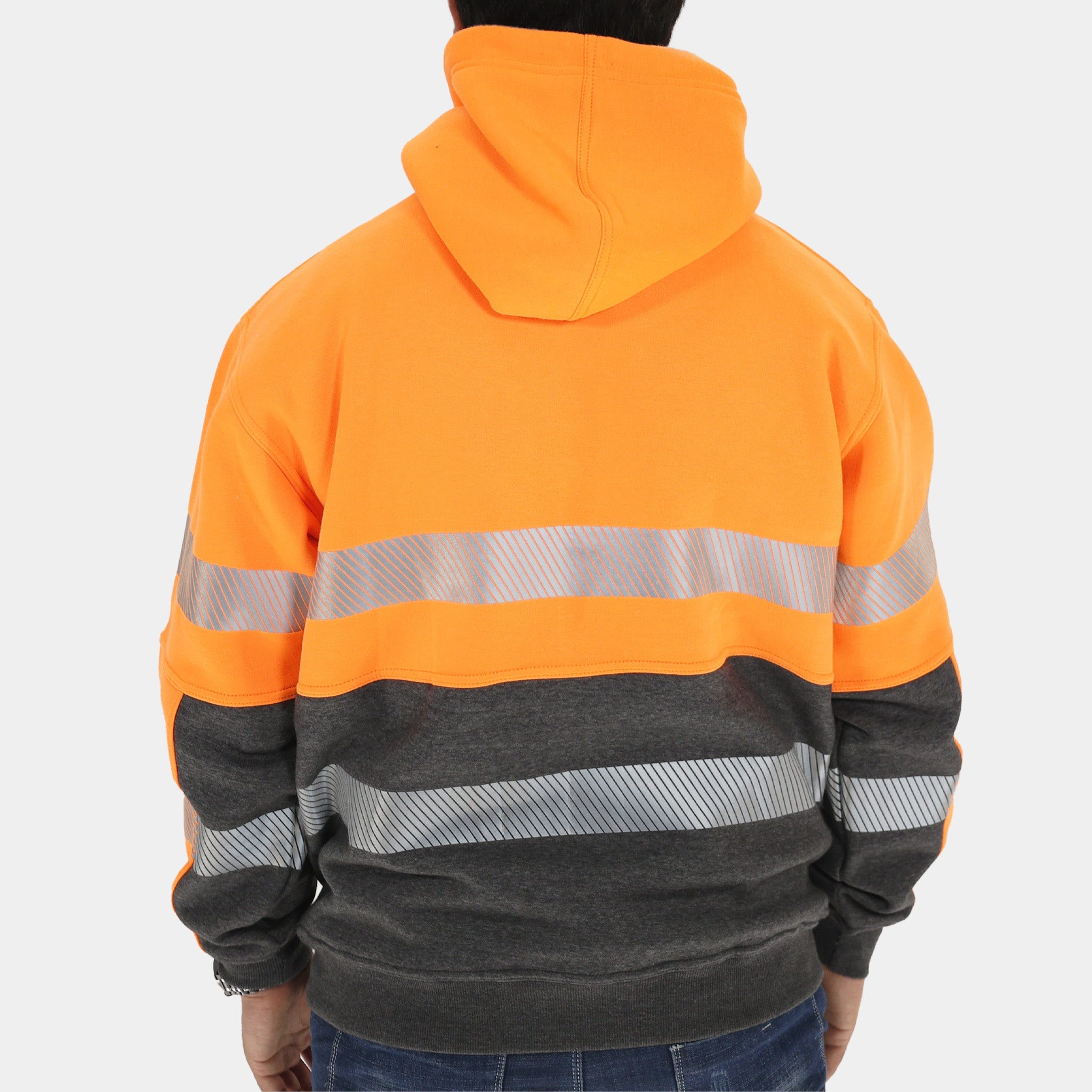 Peak 2.0 Hoodie for Men & Women - Orange Pullover Fleece Hooded Sweatshirt - Comfortable Casual Wear for Outdoor Activities, Gym & Street Style