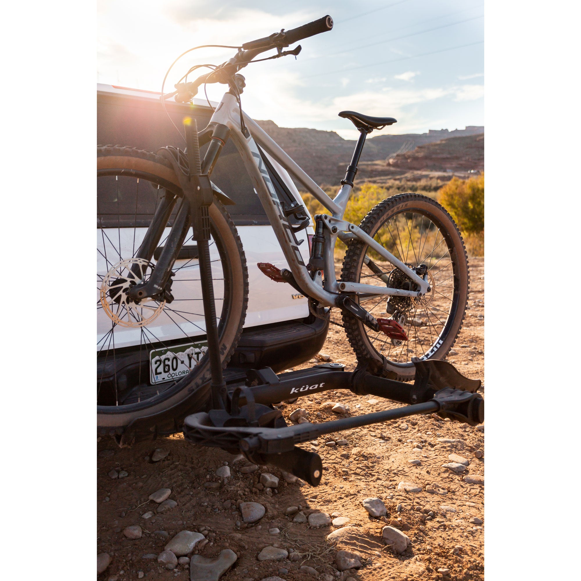Kuat Transfer V2 1-Bike Hitch Mount Rack - Heavy Duty Bicycle Carrier for Cars, SUVs & Trucks - Perfect for Road Trips, Cycling Adventures & Outdoor Activities