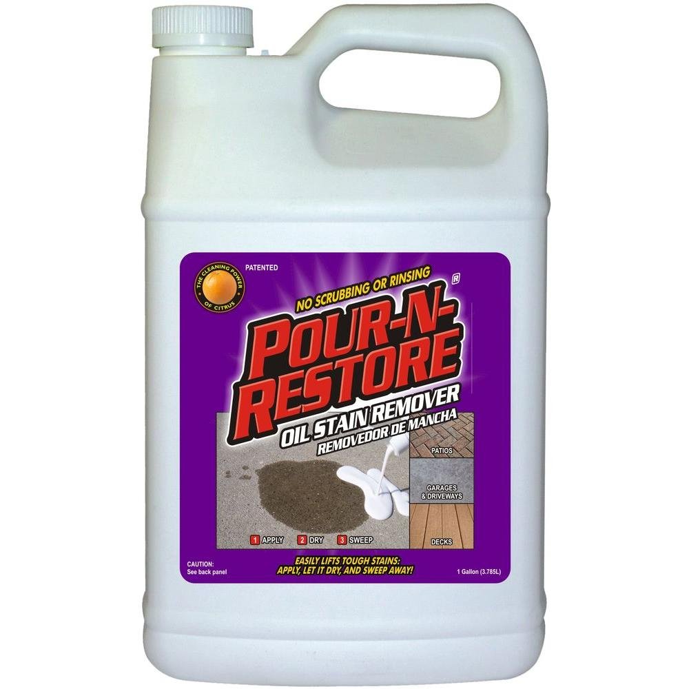 Best Concrete & Masonry Stain Remover - Heavy Duty Cleaner for Driveways, Patios & Brick Walls | Eco-Friendly Formula