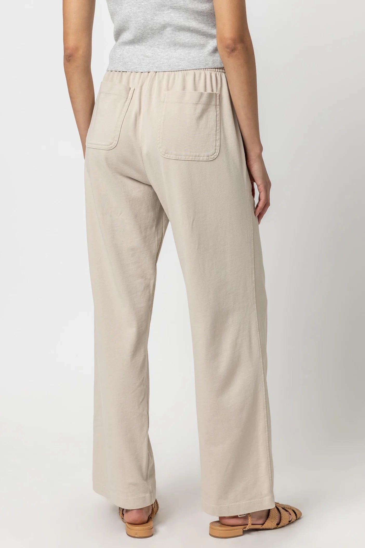 Women's High Waist Drawstring Pants - Soft Stretch Pebble Fabric for Casual Wear & Lounge - Perfect for Yoga, Travel & Everyday Comfort