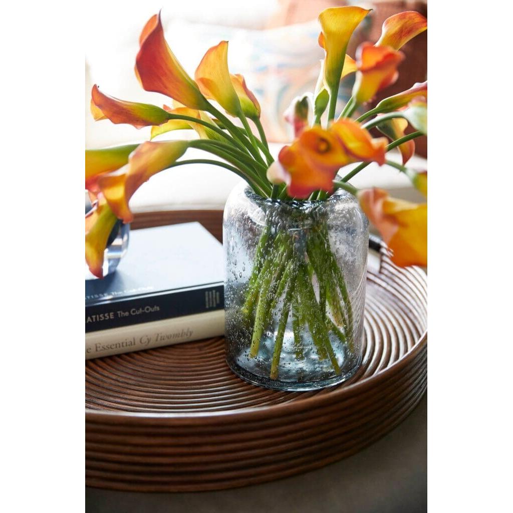 Cyan Design 11085 Clear Small Oxtail Vase - Elegant Home Decor for Centerpieces, Wedding Decorations & Gift Giving