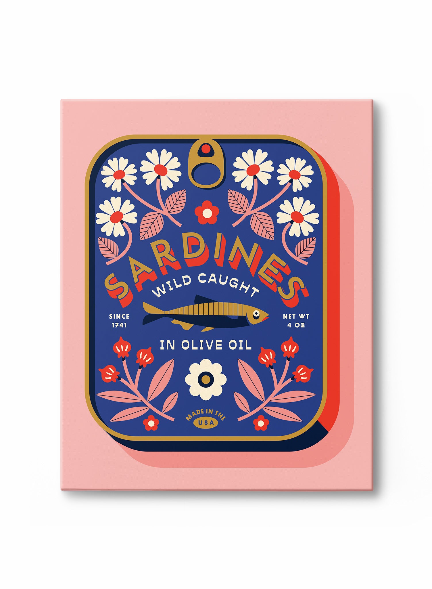 Wild Caught Sardines in Olive Oil - Premium Canned Fish, High in Omega-3 & Protein - Perfect for Salads, Pasta & Healthy Snacks - Non-GMO, Gluten-Free - 4.4oz (Pack of 12)