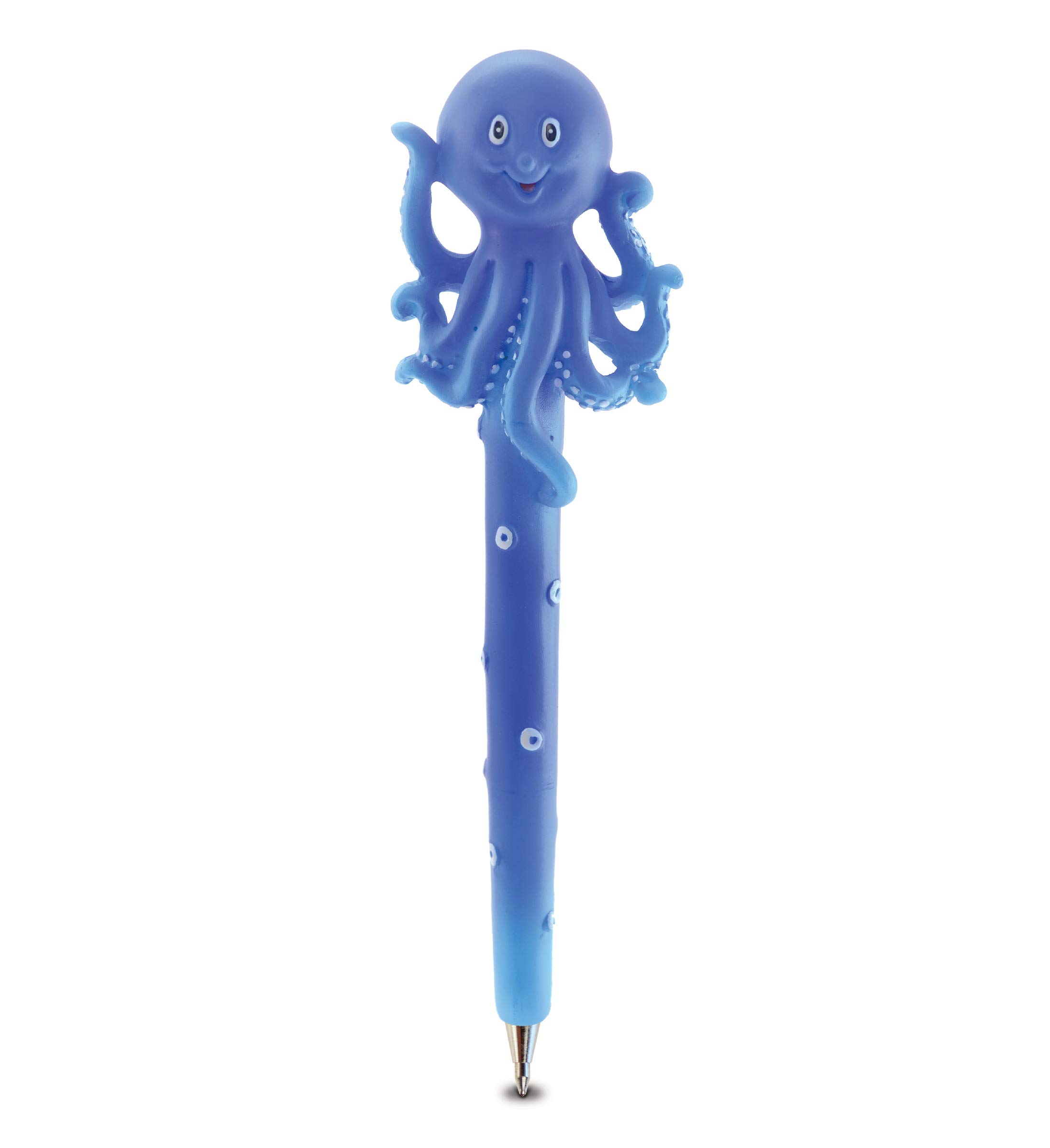 Octopus Novelty Ballpoint Pen - Fun Cute Writing Instrument for Kids & Adults, School & Office Use
