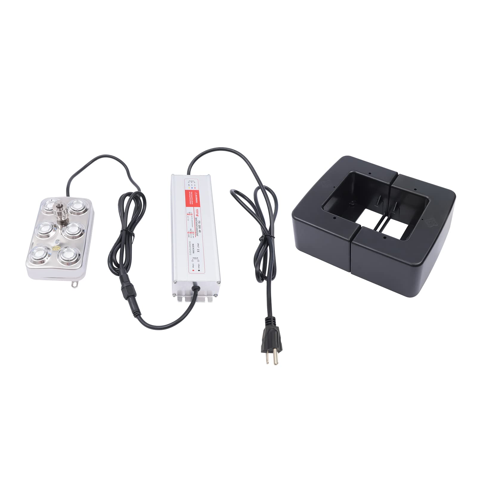 6-Head Ultrasonic Mist Maker Fogger - IP67 Waterproof Humidifier & Pond Atomizer for Garden, Landscape, Holiday Party, Indoor/Outdoor Decor