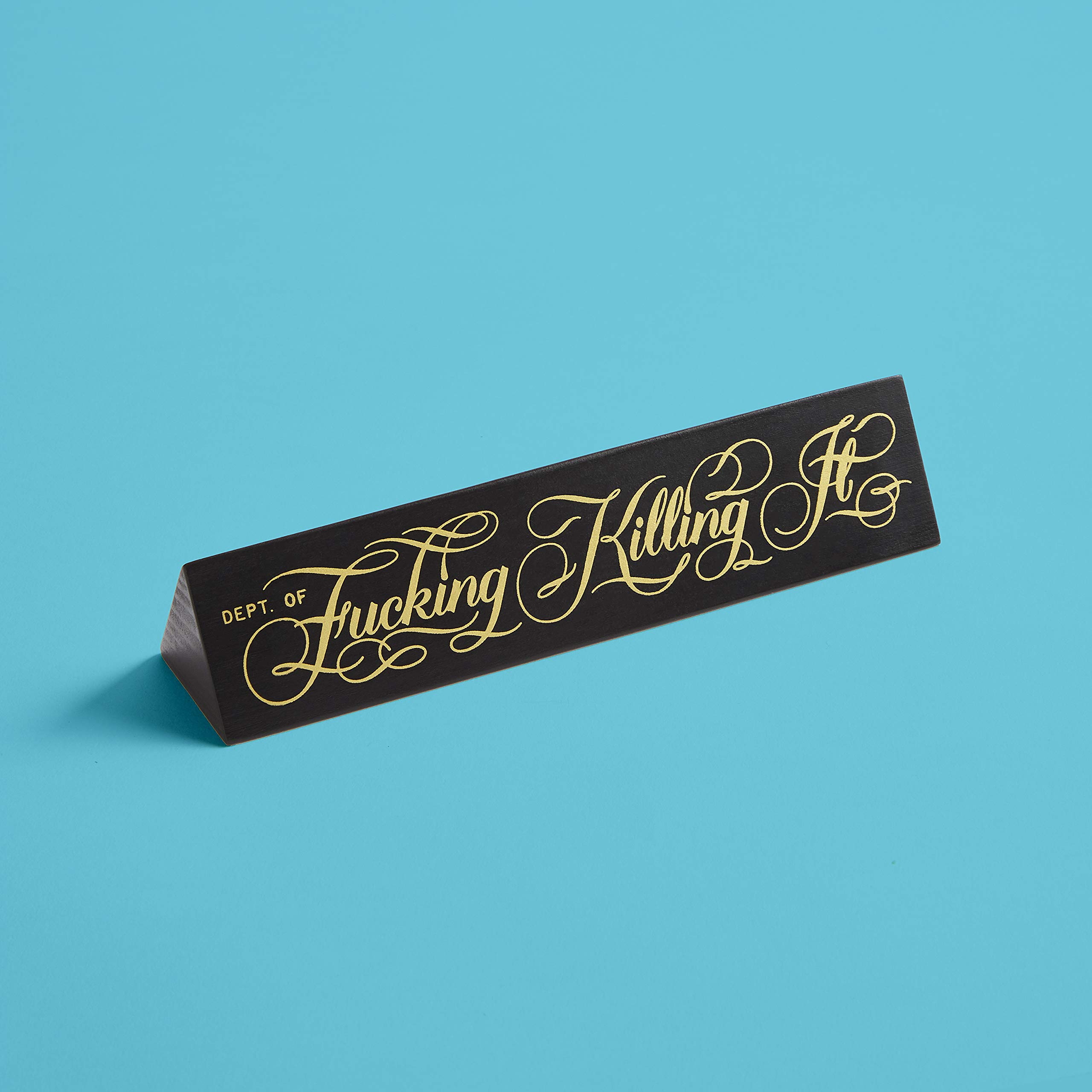 Boss Desk Sign - Motivational Office Decor for Work & Success