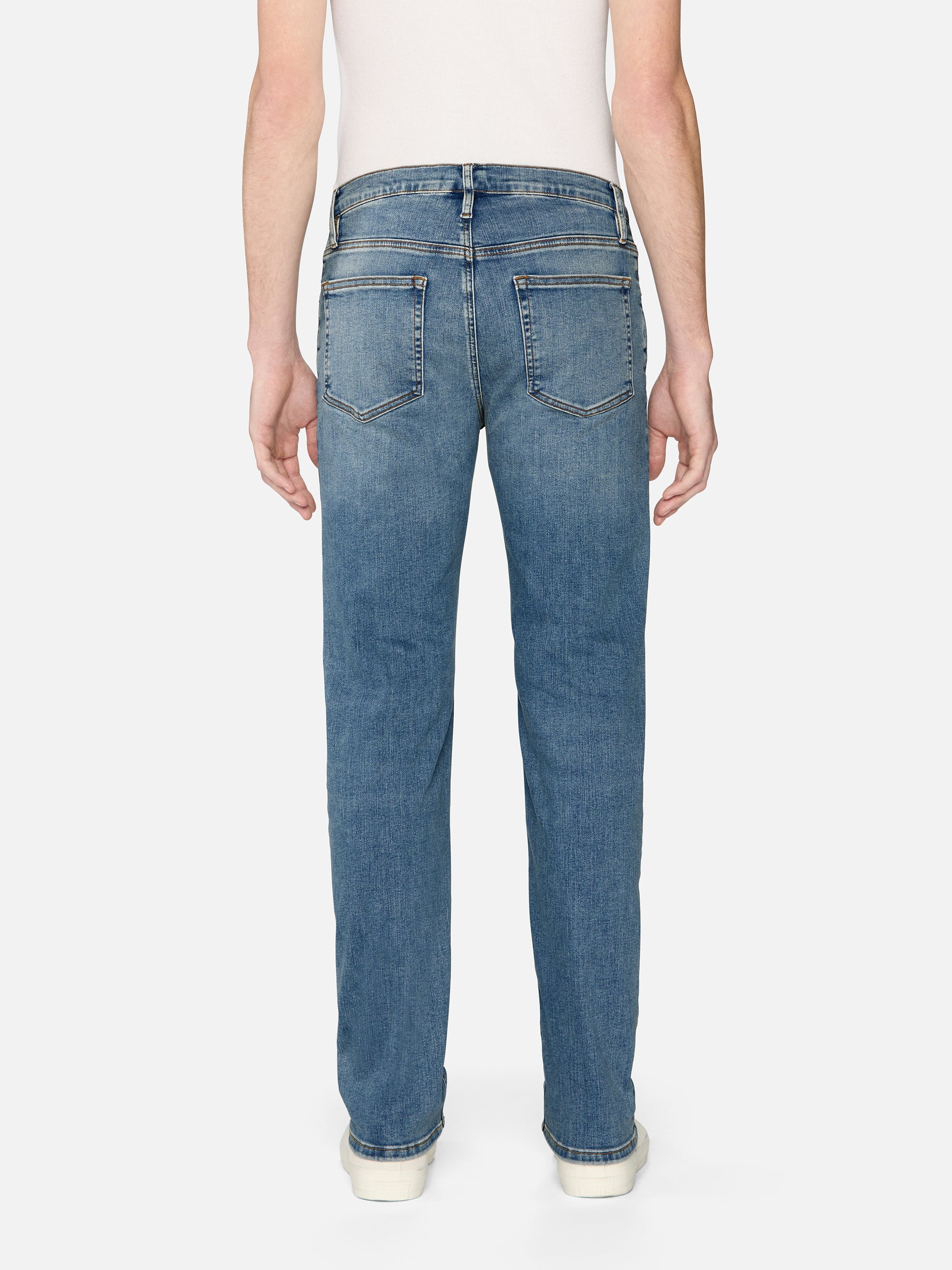 Jetset Modern Straight Leg Jeans for Women - High Waist Slim Fit Stretch Denim Pants - Perfect for Casual Wear, Office & Night Out