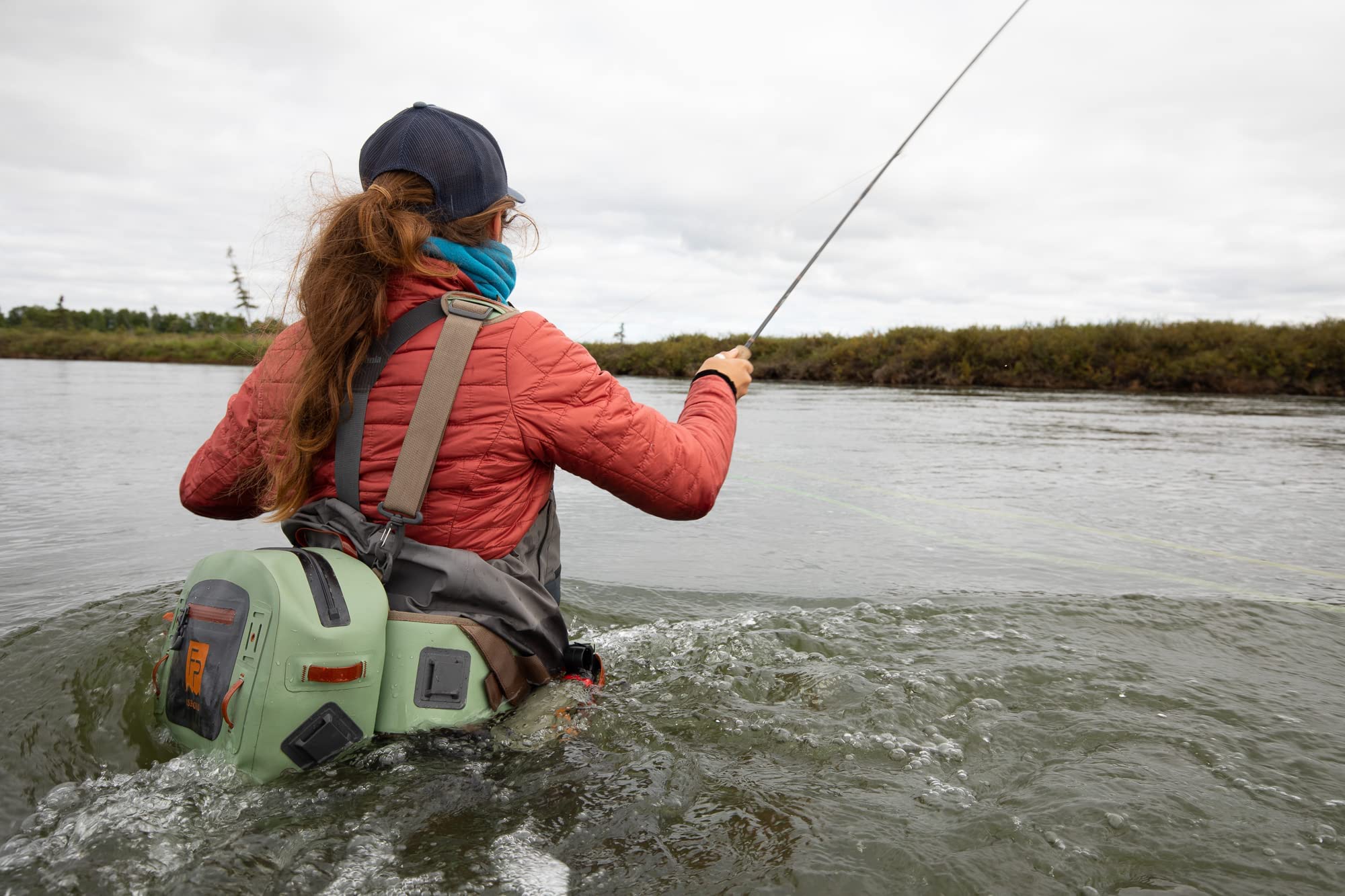 Fishpond Thunderhead Submersible Lumbar Pack - Waterproof Fishing Waist Pack for Fly Fishing | Eco-Friendly Yucca Material | Perfect for Wading, Kayaking & Outdoor Adventures