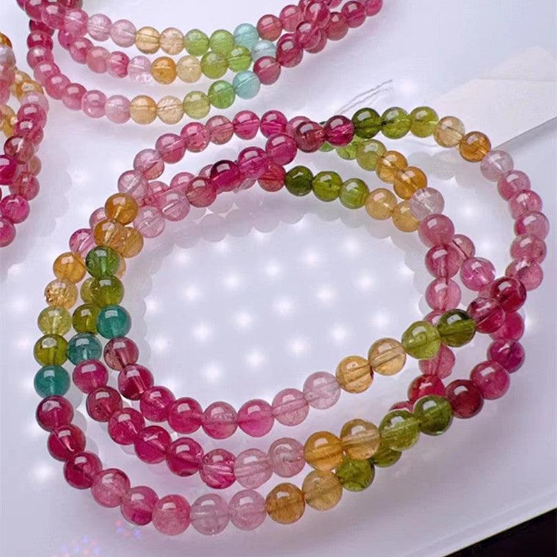 Tourmaline Macaron Multi Loop Bracelet for Women - Elegant Jewelry Gift for Her, Perfect for Parties, Weddings & Daily Wear