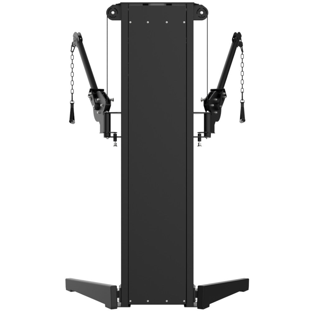 Dual Cable Crossover Single Stack Gym Station - 100KG Weight Capacity for Home & Commercial Strength Training