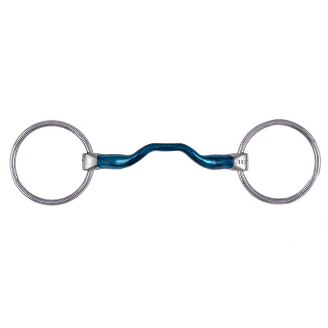 Bombers Loose Ring Happy Tongue Bit - Comfortable Horse Bit for Dressage & Jumping - Perfect for Training & Competition Riding