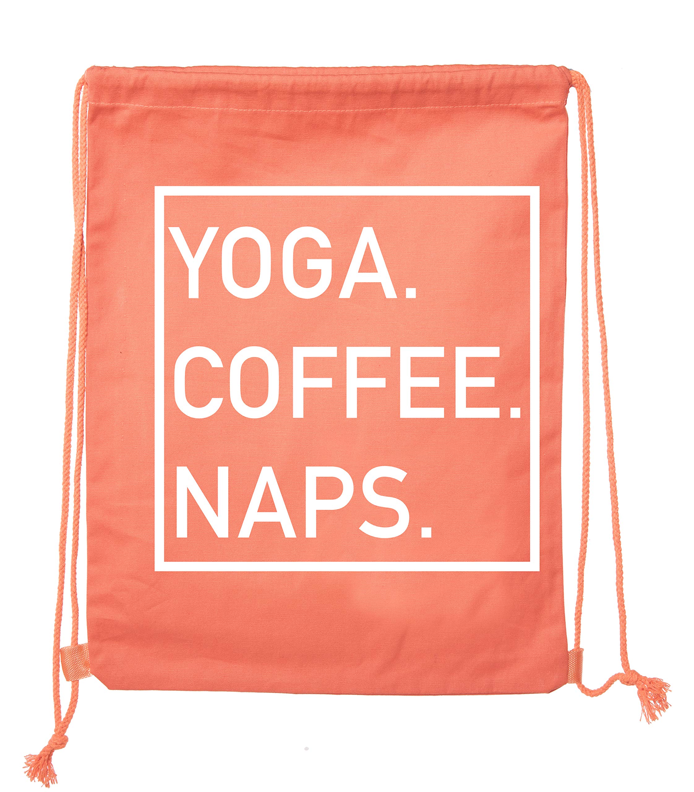 **Premium Cotton Drawstring Yoga Gym Bag - Lightweight & Durable for Yoga Blocks, Clothes & Accessories - Perfect for Yoga Studio, Gym & Travel**
