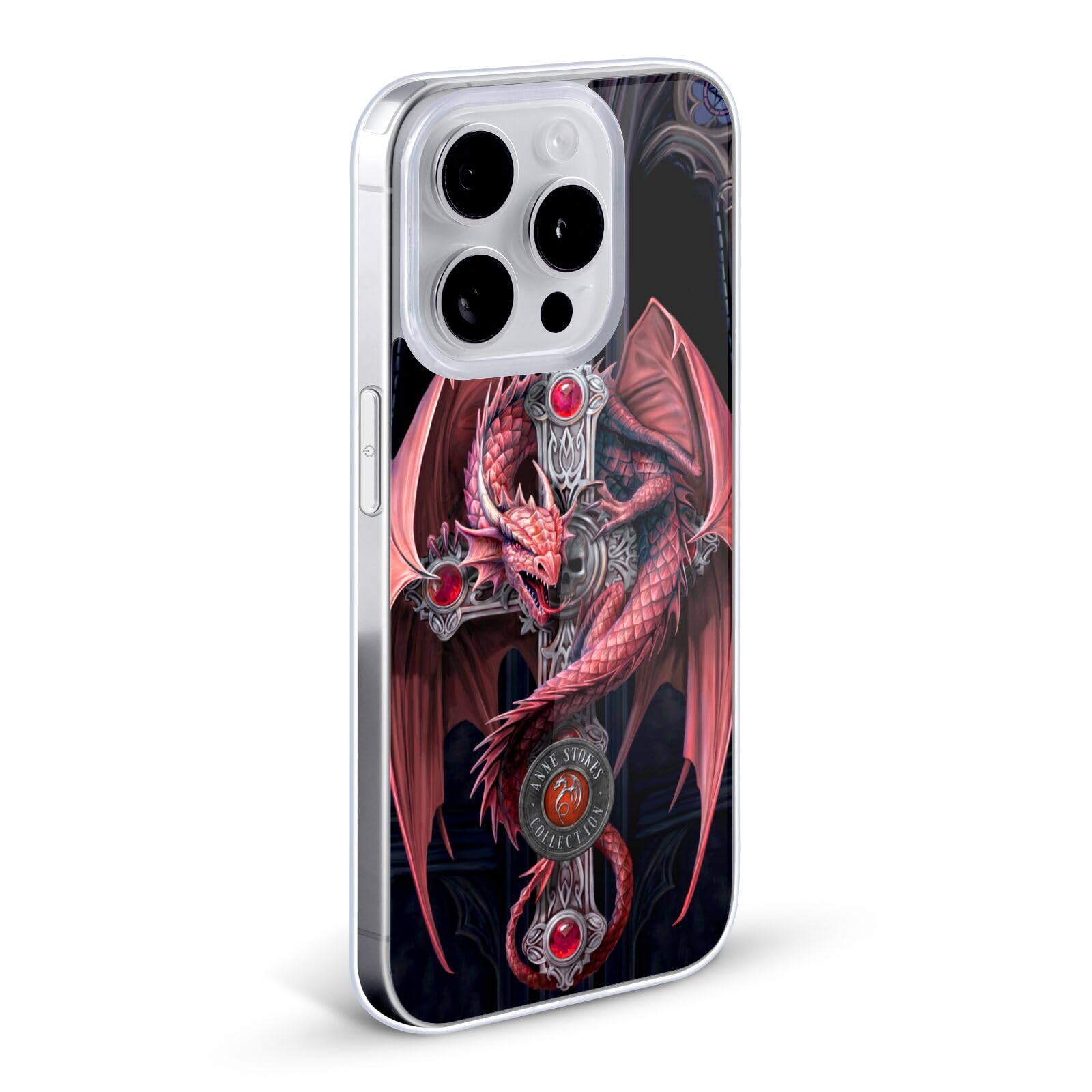 Anne Stokes Gothic Guardians Dragons Soft Gel Case for Apple iPhone 11 Pro Max - Officially Licensed Phone Cover with Unique Dragon Art Design | Perfect for Fantasy Lovers, Gothic Style Enthusiasts & iPhone Protection