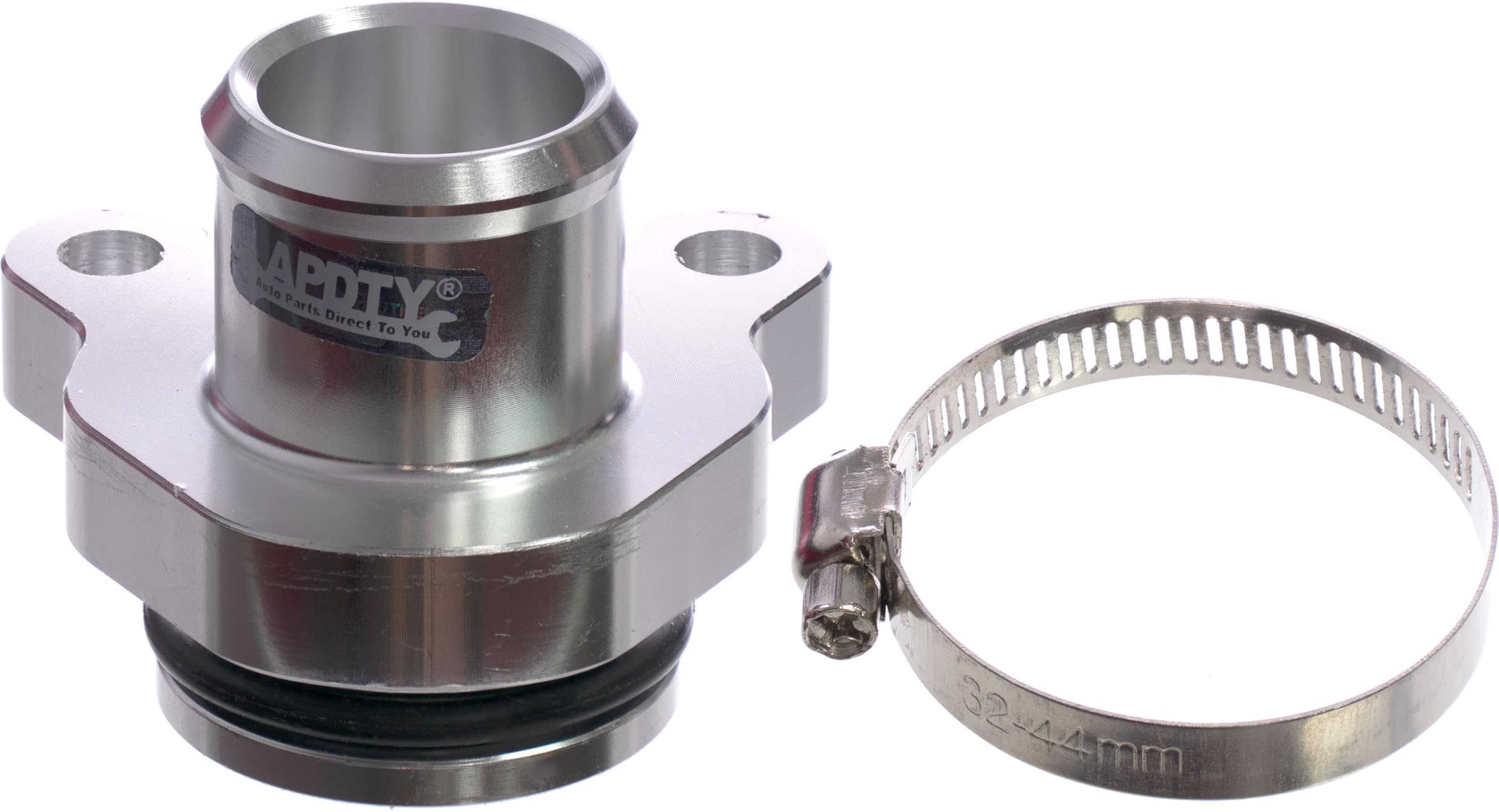 APDTY 154345 Coolant Thermostat Hose Flange Upgrade Kit - Plastic to Metal Conversion for Improved Engine Cooling | Perfect for Car, Truck & SUV Maintenance & Performance Upgrades