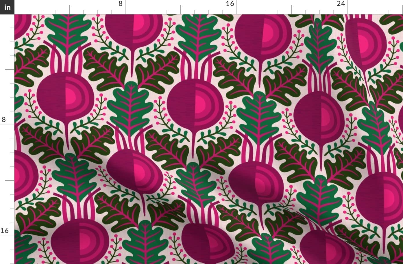 Herb Garden Vegetables Printed Fleece Fabric Fat Quarter - Soft & Cozy for Sewing Blankets, Loungewear, DIY No-Sew Projects - Perfect for Home Decor, Baby Quilts & Crafting