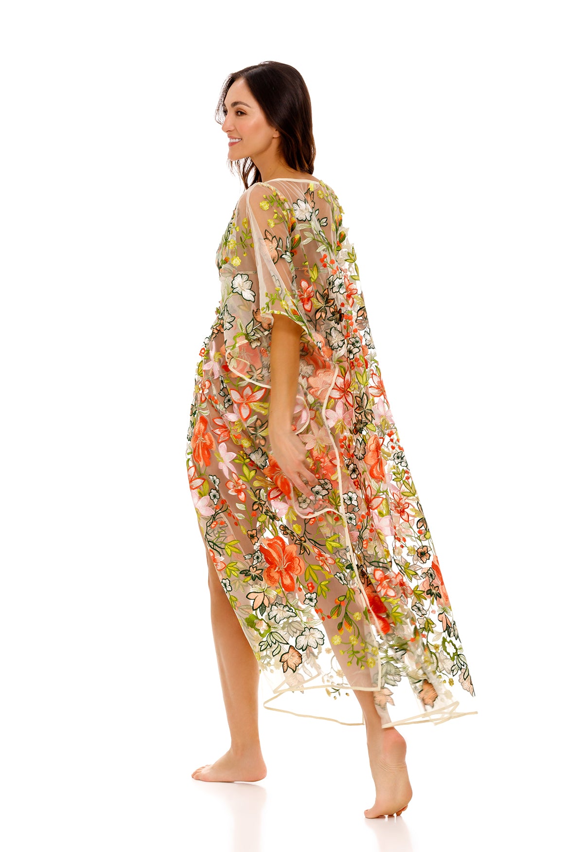Lucerna Tunic Cover Up - Lightweight Beach Dress for Women, Summer Swimwear Cover Up, Boho Chic Tunic Top for Pool Party, Vacation & Resort Wear