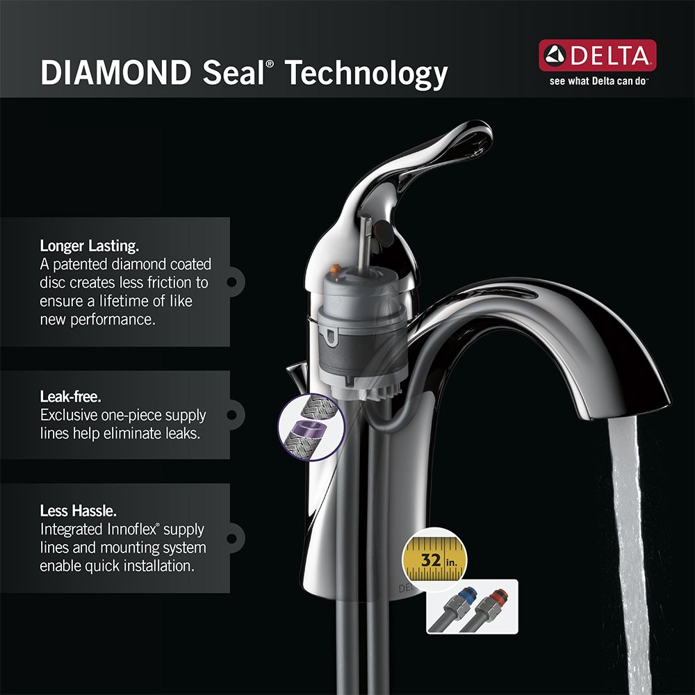 Delta Linden Pull-Out Kitchen Faucet in Oil Rubbed Bronze - Single Handle High Arc Sink Faucet with Diamond Seal Technology & Sprayer (Model 4153-RB-DST) - Perfect for Modern Farmhouse & Industrial Style Kitchens
