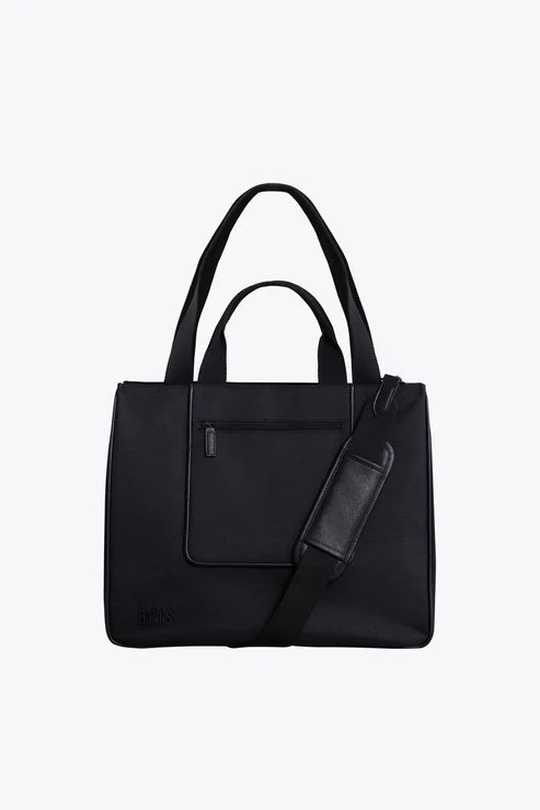 Premium Black East To West Tote Bag - Stylish & Spacious Handbag for Women, Work, Travel & Everyday Use