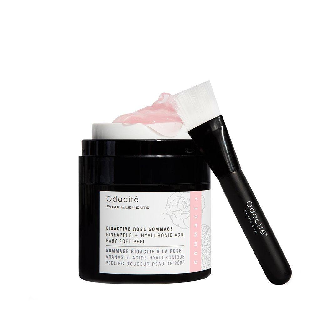 Bioactive Rose Gommage Exfoliating Scrub - Natural Facial Cleanser for Glowing Skin | Perfect for Daily Skincare Routine & Spa Treatments