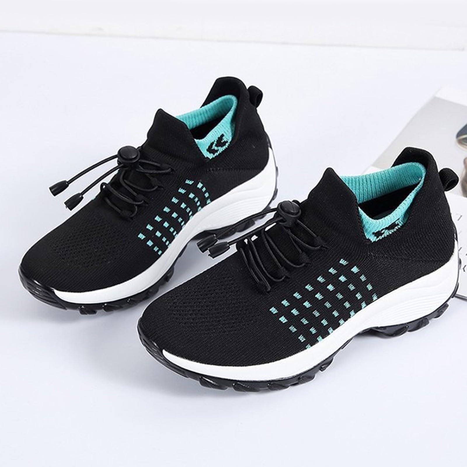 Women's Lightweight Running Shoes - Slip-On Tennis Sneakers for Walking, Non-Slip Athletic Shoes with Comfortable Cushioning | Perfect for Jogging, Gym Workouts & Daily Walking