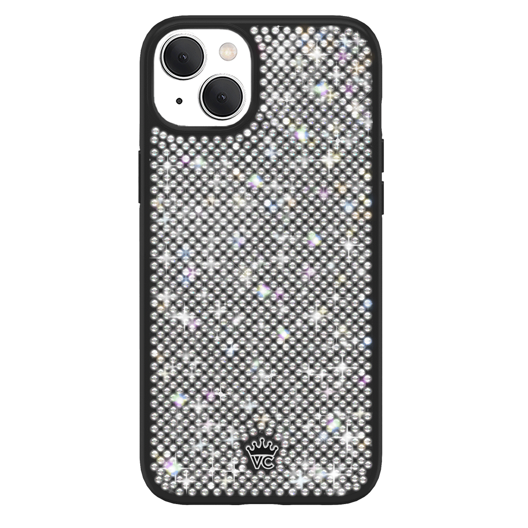 Luxury Black Caviar Crystals iPhone Case - Elegant Protective Cover for iPhone 13/14/15 Pro Max | Perfect for Parties, Weddings & Special Occasions