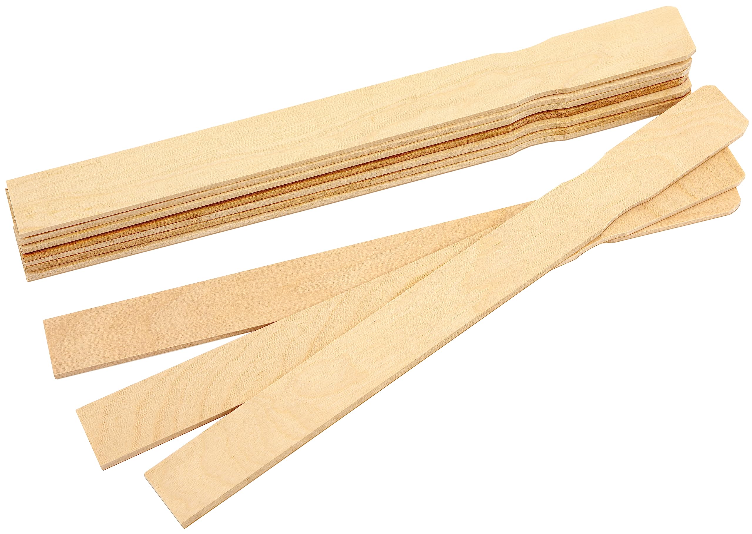 10 Pack 12 Inch Wood Paint Stir Sticks - Mixing Sticks for Epoxy Resin, DIY Crafts, Garden Markers - Perfect for Home Painting Projects & Art Supplies by CraftySticks