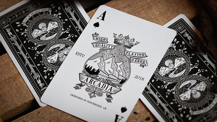Premium Arcadia Signature Edition Playing Cards - Green Deck for Poker, Magic Tricks & Card Games | Elegant Design for Collectors & Card Enthusiasts