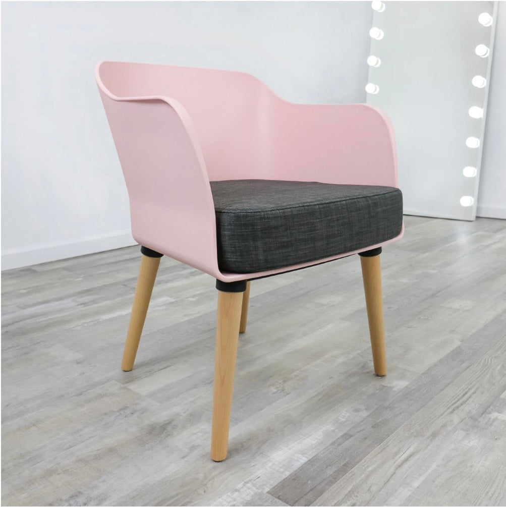 Modern Molly Reception Chairs Set of 2 - Elegant Office Waiting Room Furniture for Lobby, Hotel, or Salon - Comfortable Guest Seating Solution
