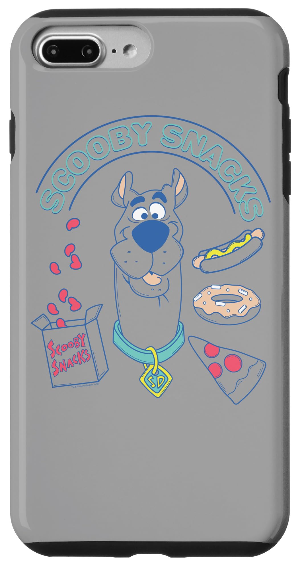 Scooby-Doo Scooby Snacks iPhone 7 Plus/8 Plus Phone Case - Cute Cartoon Design Protective Cover for Fans & Collectors (Perfect for Halloween, Cosplay, and Themed Parties)