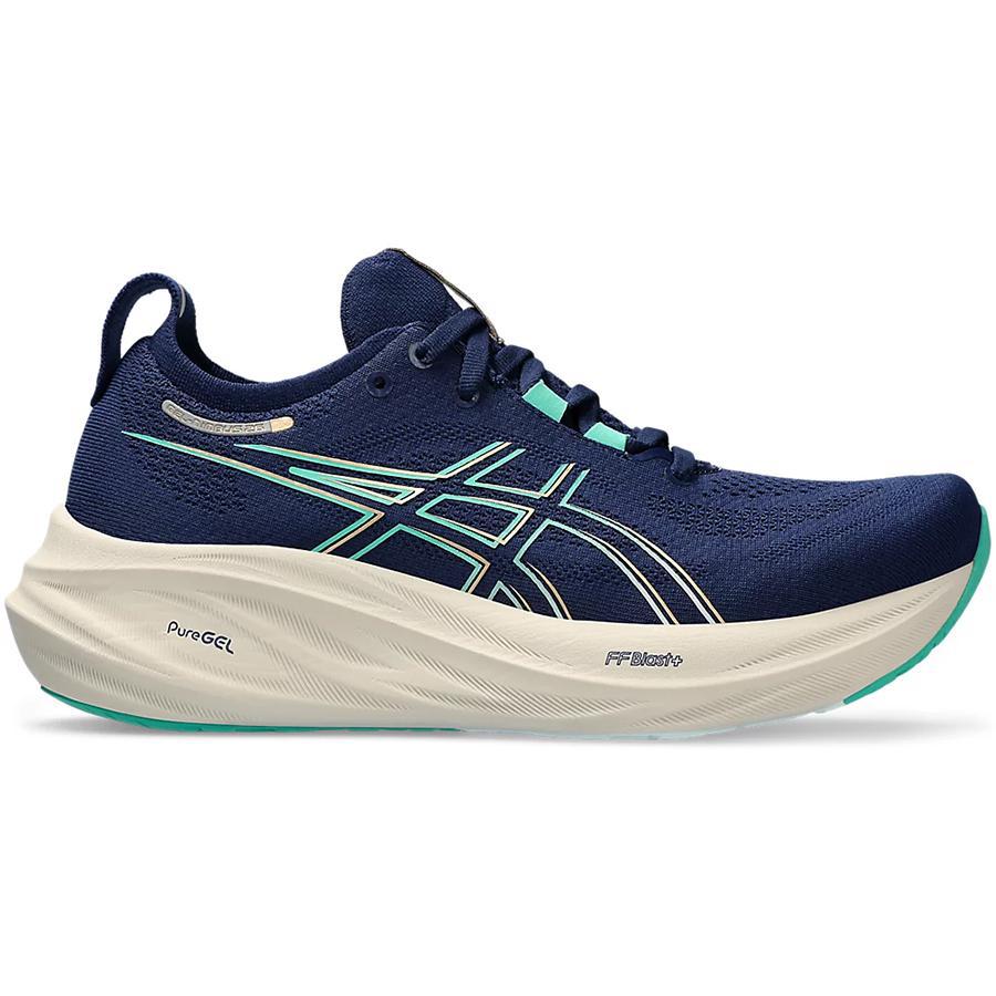 ASICS Women's NIMBUS 26 Running Shoes - Lightweight Cushioned Sneakers for Jogging, Gym Workouts & Everyday Comfort Walking