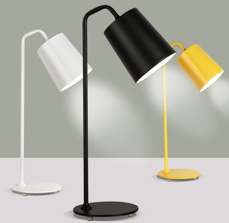 Allan Industrial Chic Eye-Catching Desk Reading Lamp - Vintage Style Adjustable LED Task Light for Home Office, Study & Reading Nook