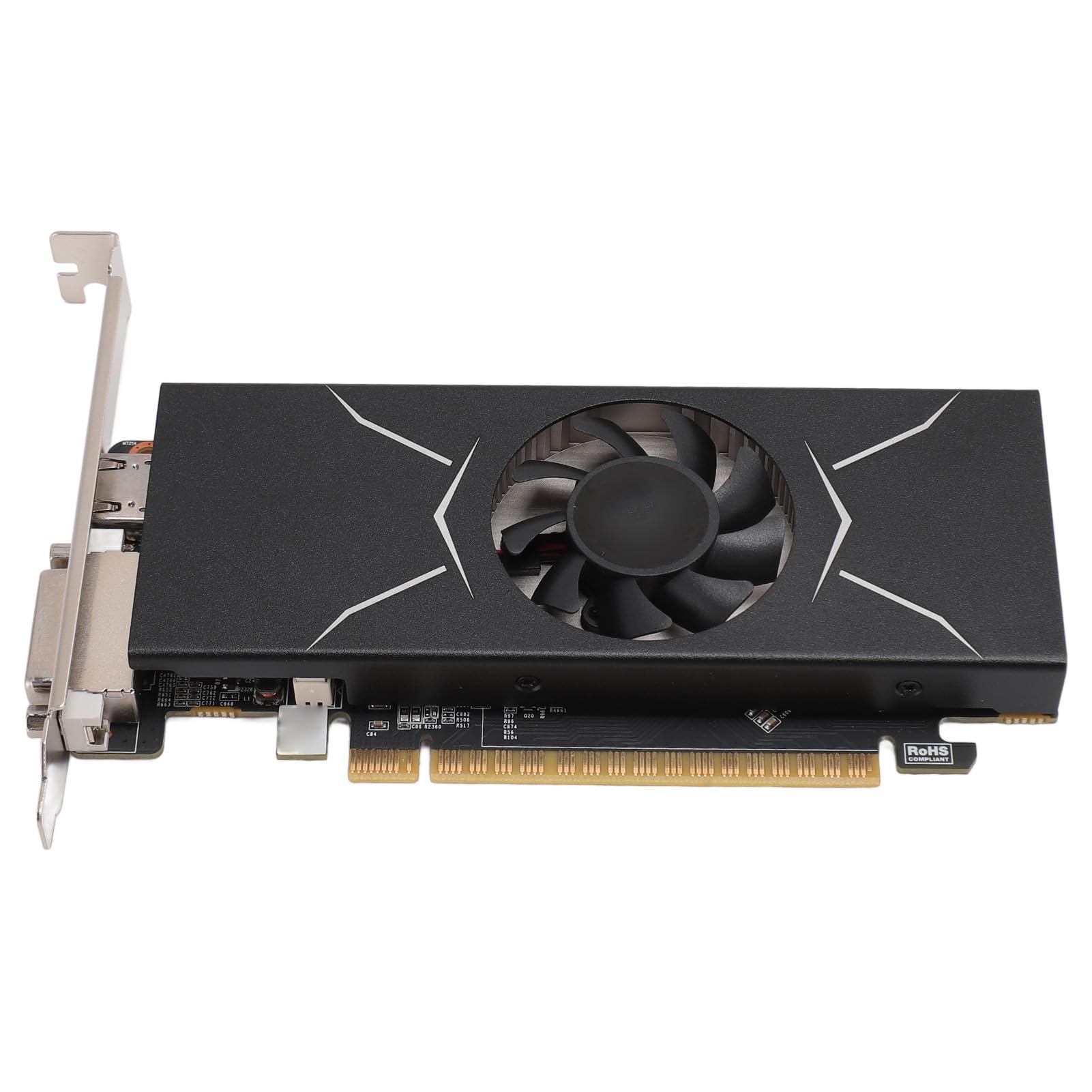 NVIDIA GeForce GTX 1050 Ti 4GB GDDR5 128-bit Gaming Graphics Card with Cooling Fan - HDMI, DVI, DisplayPort - Perfect for PC Gaming, Video Editing & 4K Multimedia