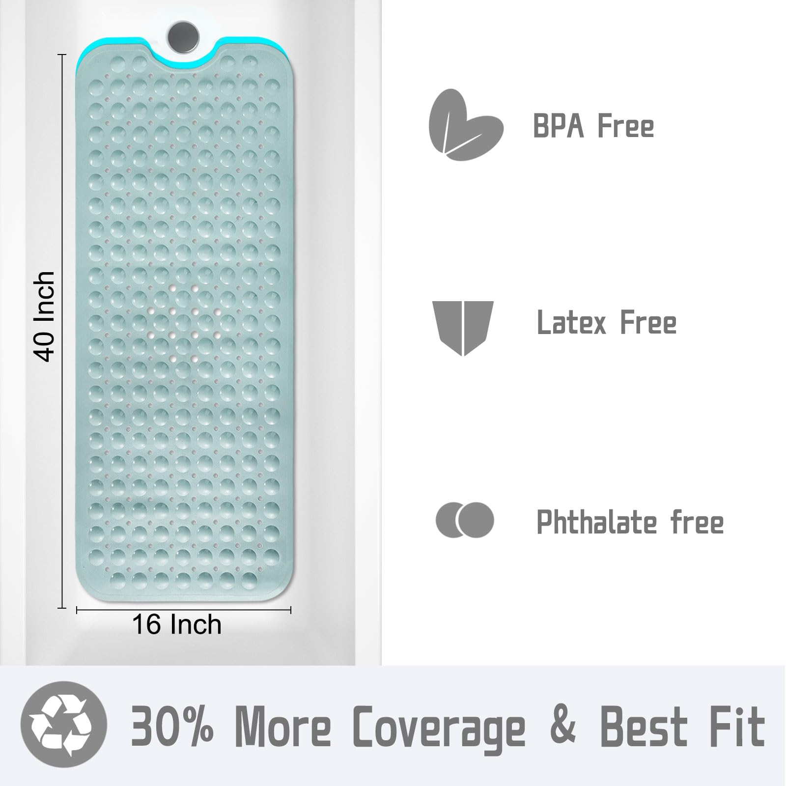 Non-Slip Yimobra Shower Mat 40