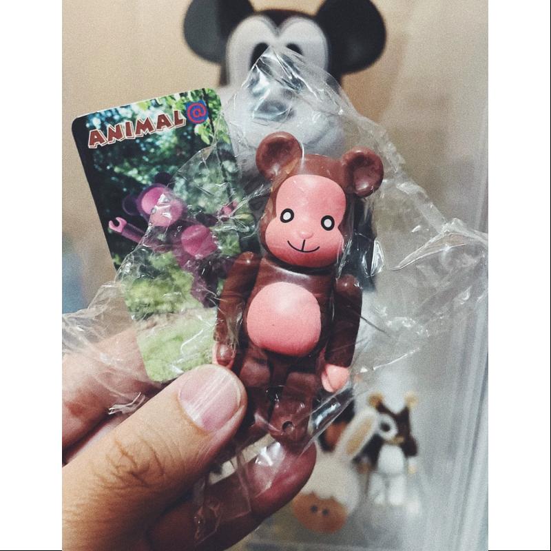 Bearbrick Series 7 ANIMAL Monkey 100% Collectible Figure - Limited Edition Vinyl Art Toy for Display & Collection - Perfect for Home Decor, Office Display, and Anime Fans Gifts