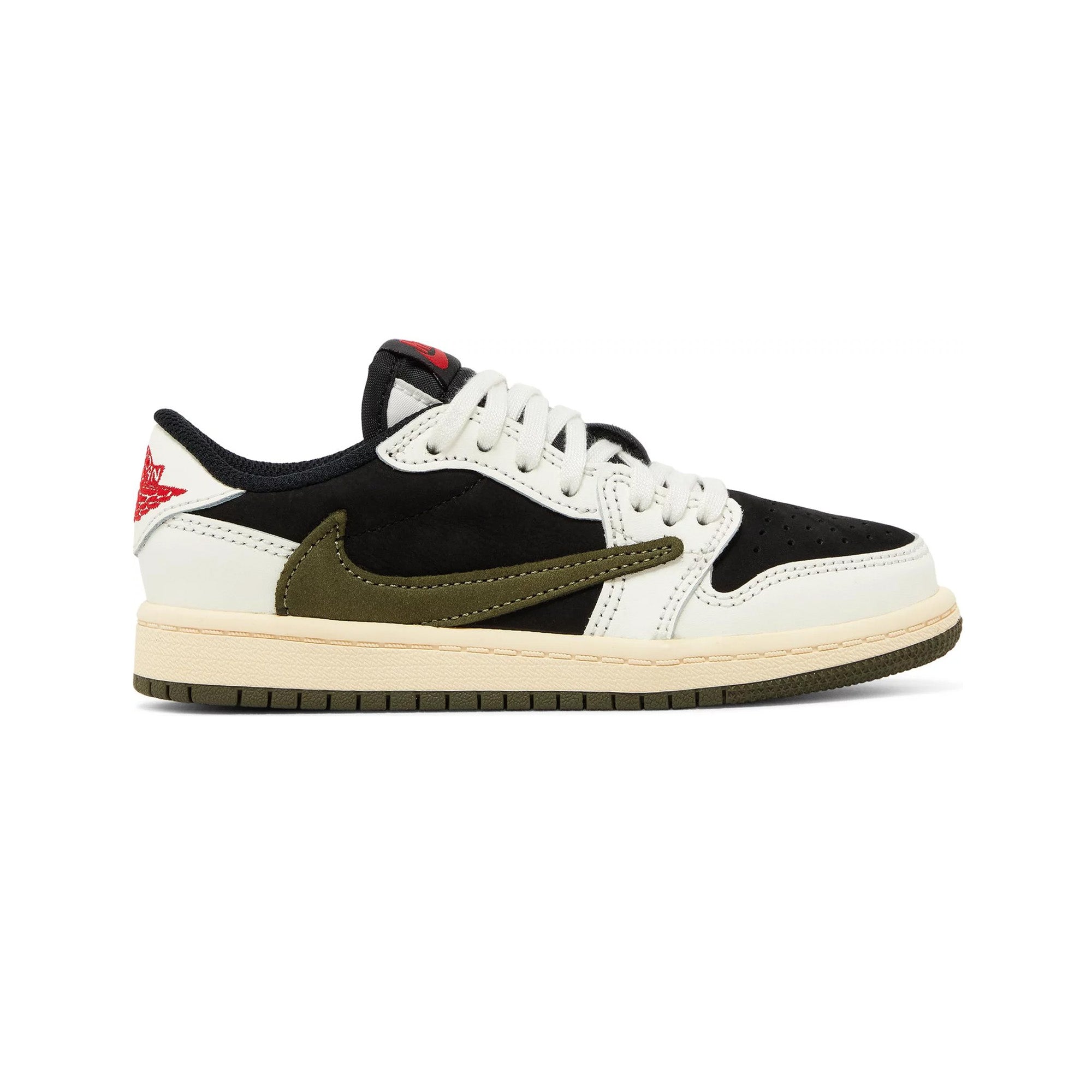 Air Jordan 1 Retro Low OG SP Travis Scott 'Olive' PS Sneakers (2023) - Limited Edition Men's Basketball Shoes for Streetwear & Casual Style