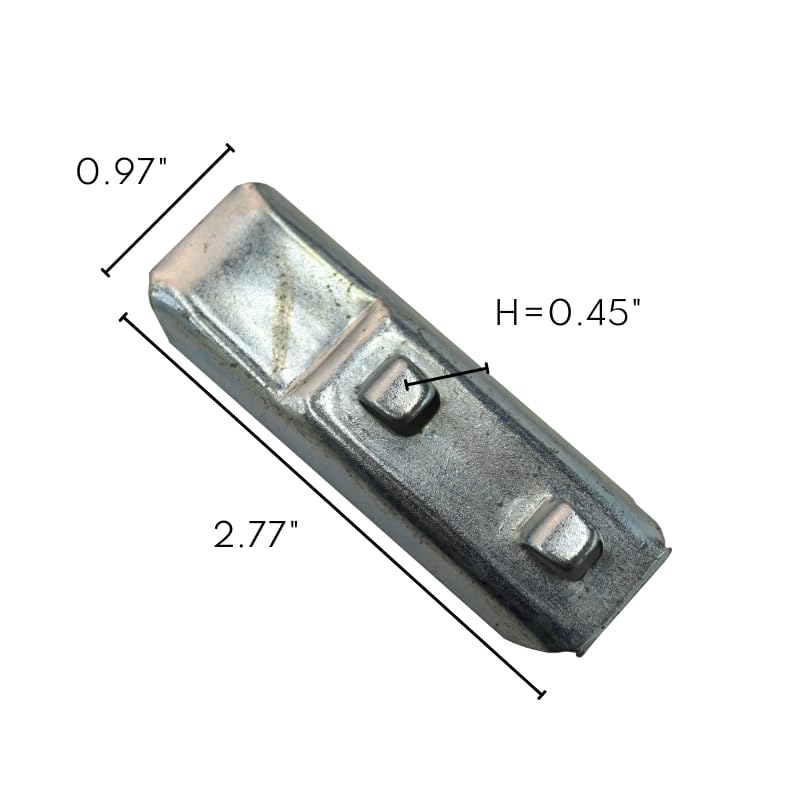 Tennsco Shelving Clip ESP (Box of 48) - Heavy Duty Metal Shelf Clips for Industrial Storage & Warehouse Organization
