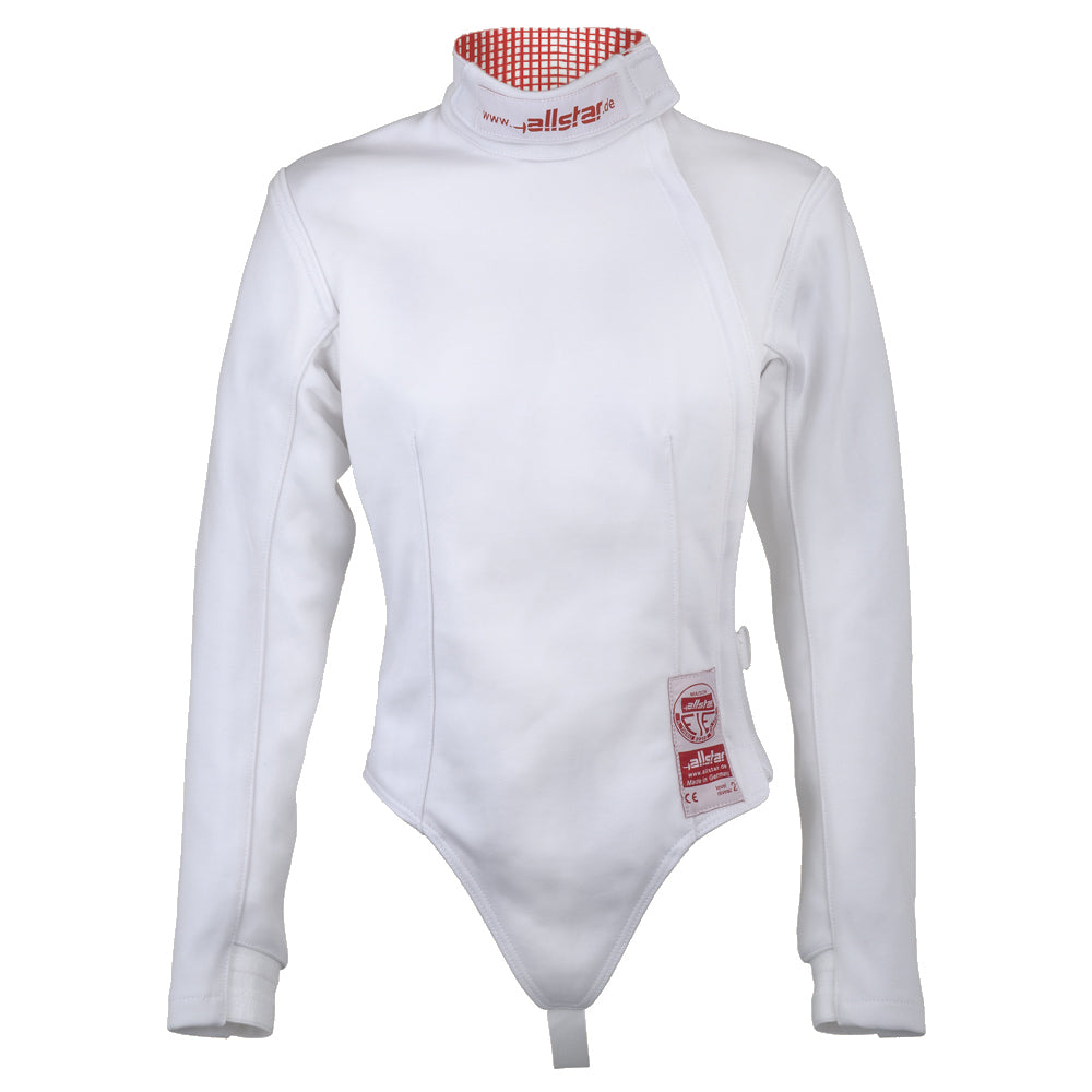 Allstar Ecostar FIE Women's Fencing Jacket - Lightweight & Breathable for Competitive Fencing Practice & Tournaments
