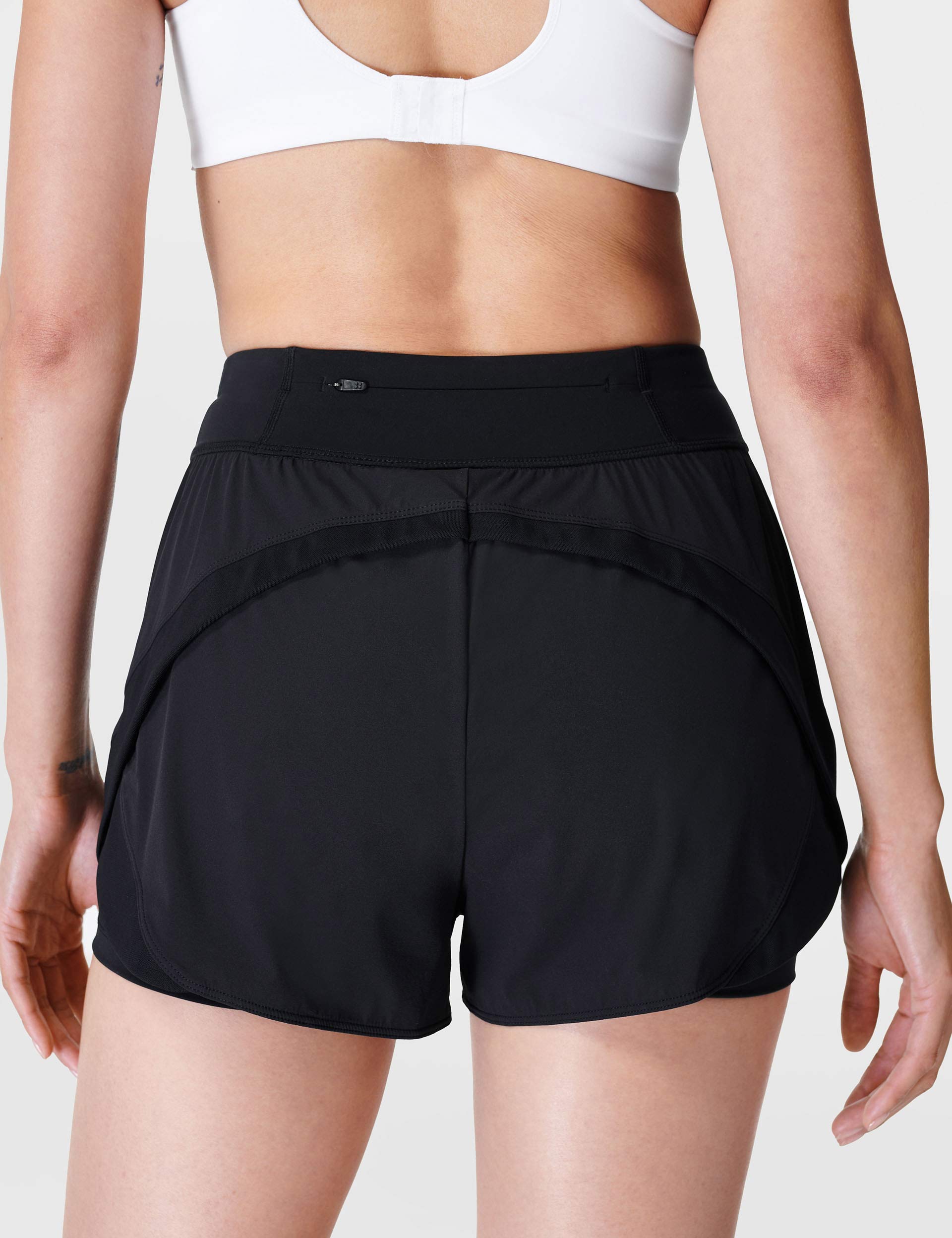 Tempo Run Shorts for Men & Women - Lightweight, Breathable & Quick-Dry Running Shorts in Black - Perfect for Jogging, Gym Workouts & Outdoor Activities