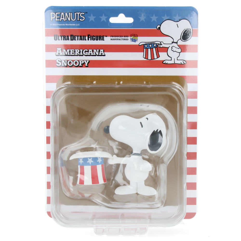 Peanuts Series 15 Americana Uncle Snoopy UDF Figurine - Collectible Snoopy Statue for Home Decor, Office Display & Gift for Peanuts Fans