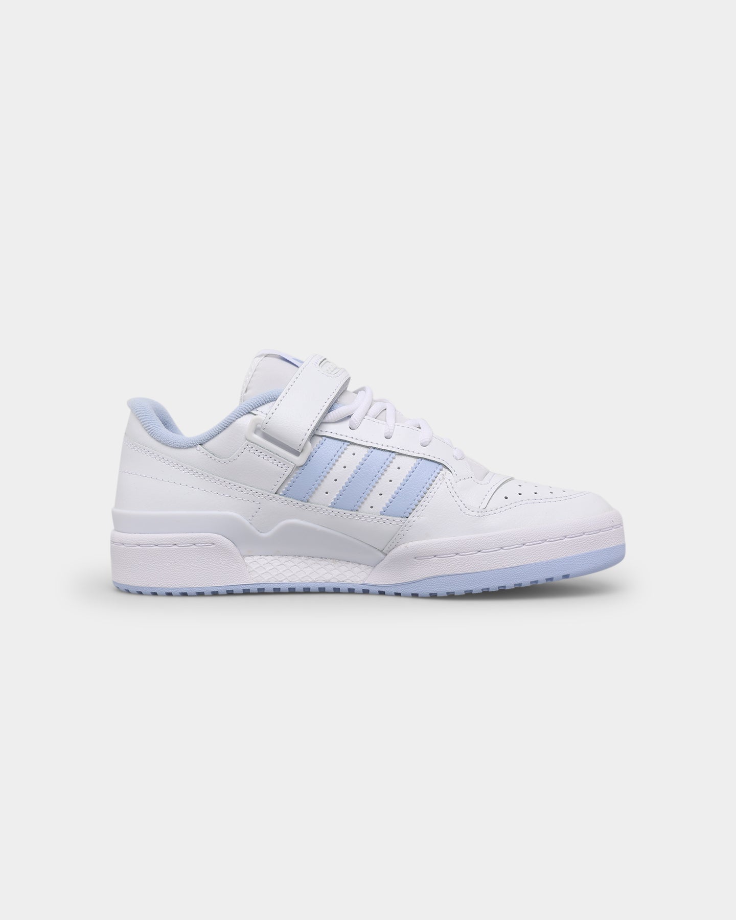 Adidas Women's Forum Low Sneakers - White & Blue Running Shoes for Women | Comfortable Casual Athletic Shoes for Gym, Workout & Everyday Wear