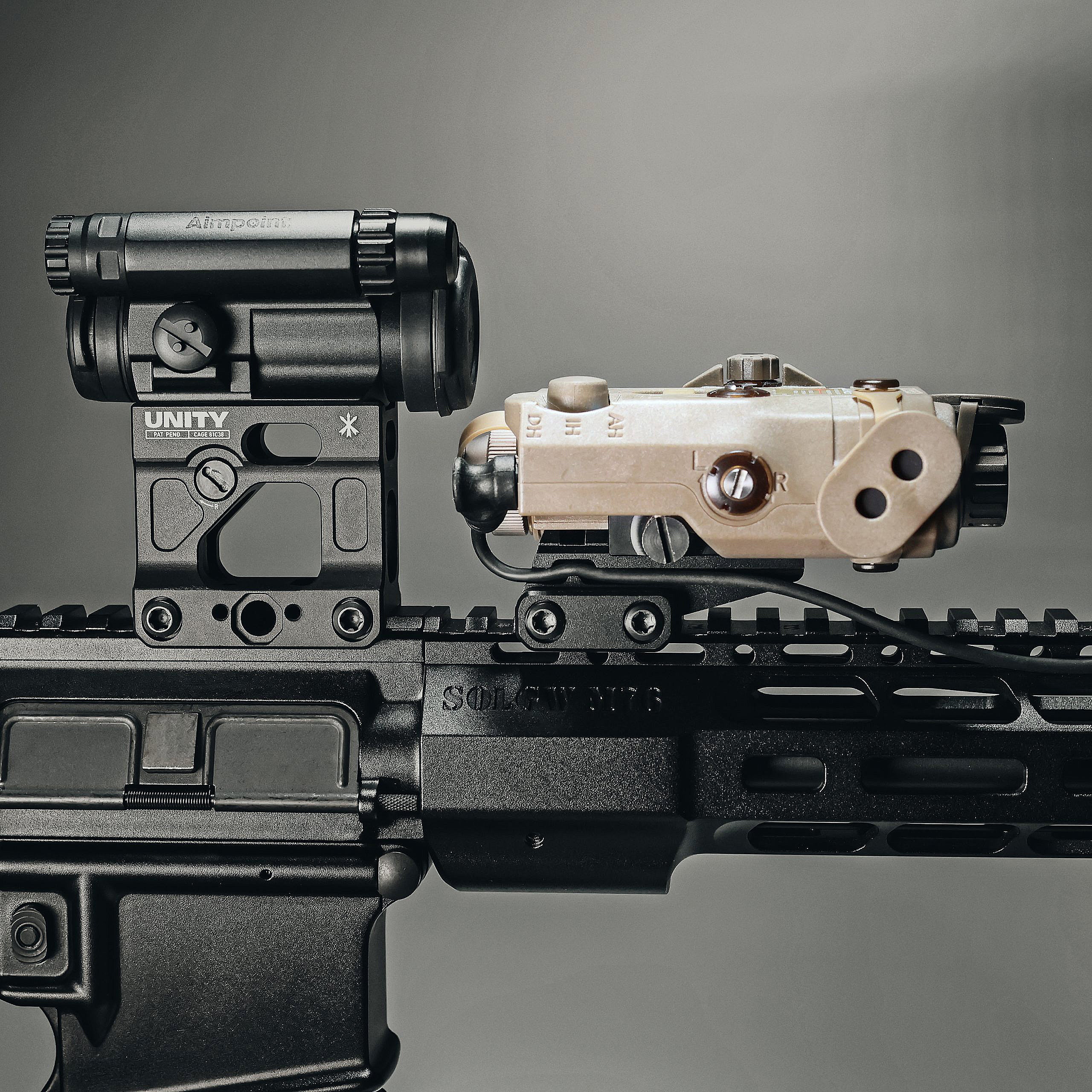 Unity Tactical FAST Accessory Riser Mount - Picatinny Rail Riser for Optics & Scopes - Perfect for AR-15, Shotguns & Tactical Firearms Accessories (Use for Enhanced Sight Alignment & Shooting Accuracy)