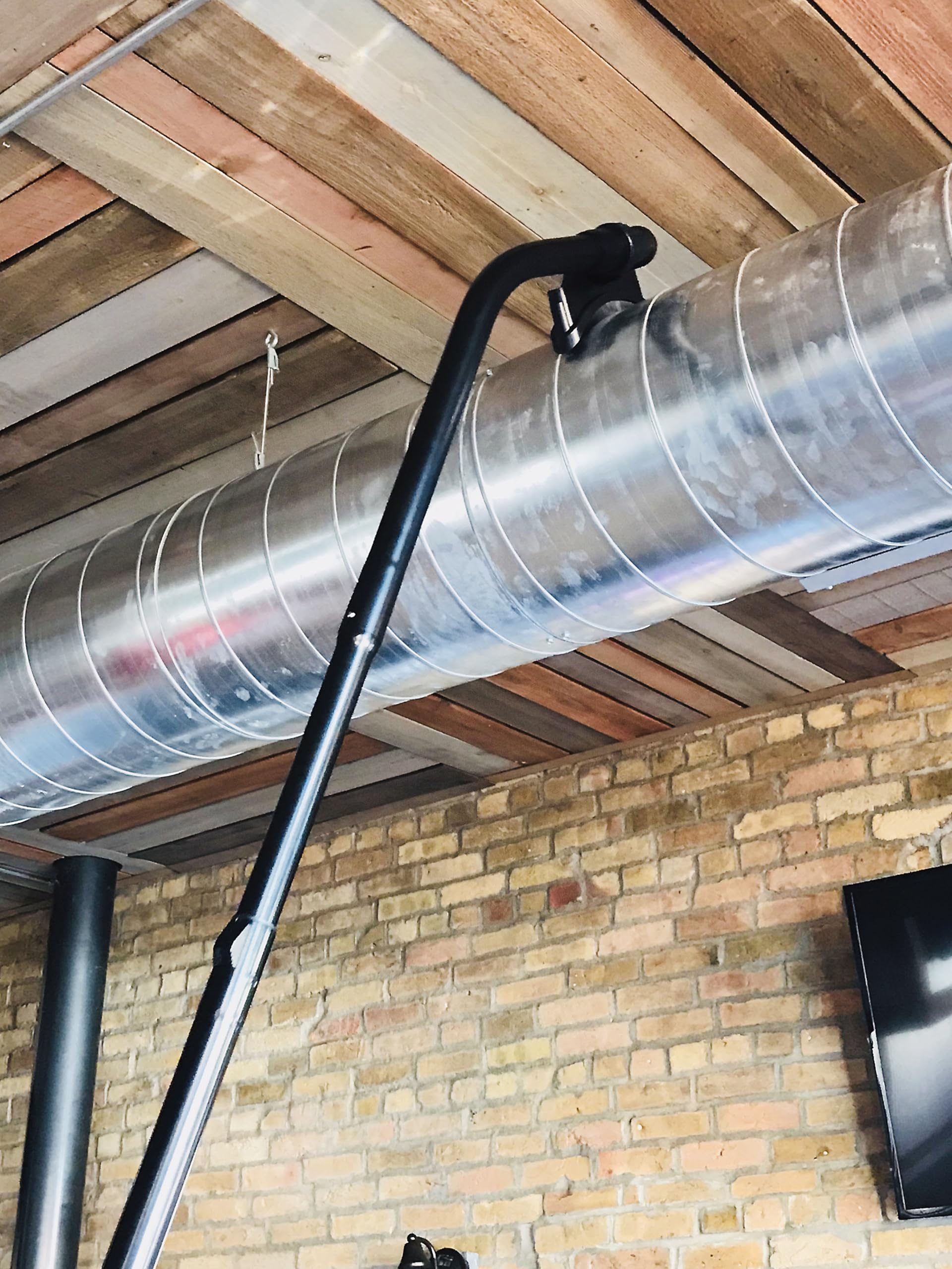 Cen-Tec Systems 93125B High Reach Vacuum Attachment Kit - 24 Ft Extension Hose with Carry Bag, Black - Perfect for Cleaning Gutters, Ceiling Fans & Hard-to-Reach Areas